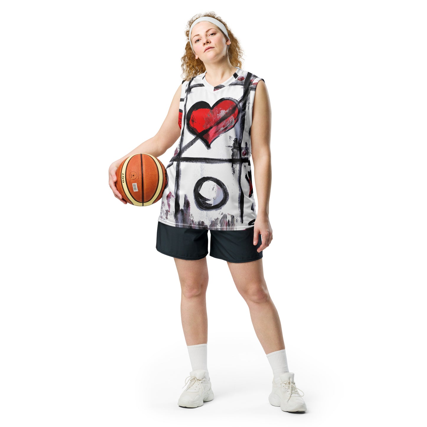 "Love wins " Recycled unisex basketball jersey