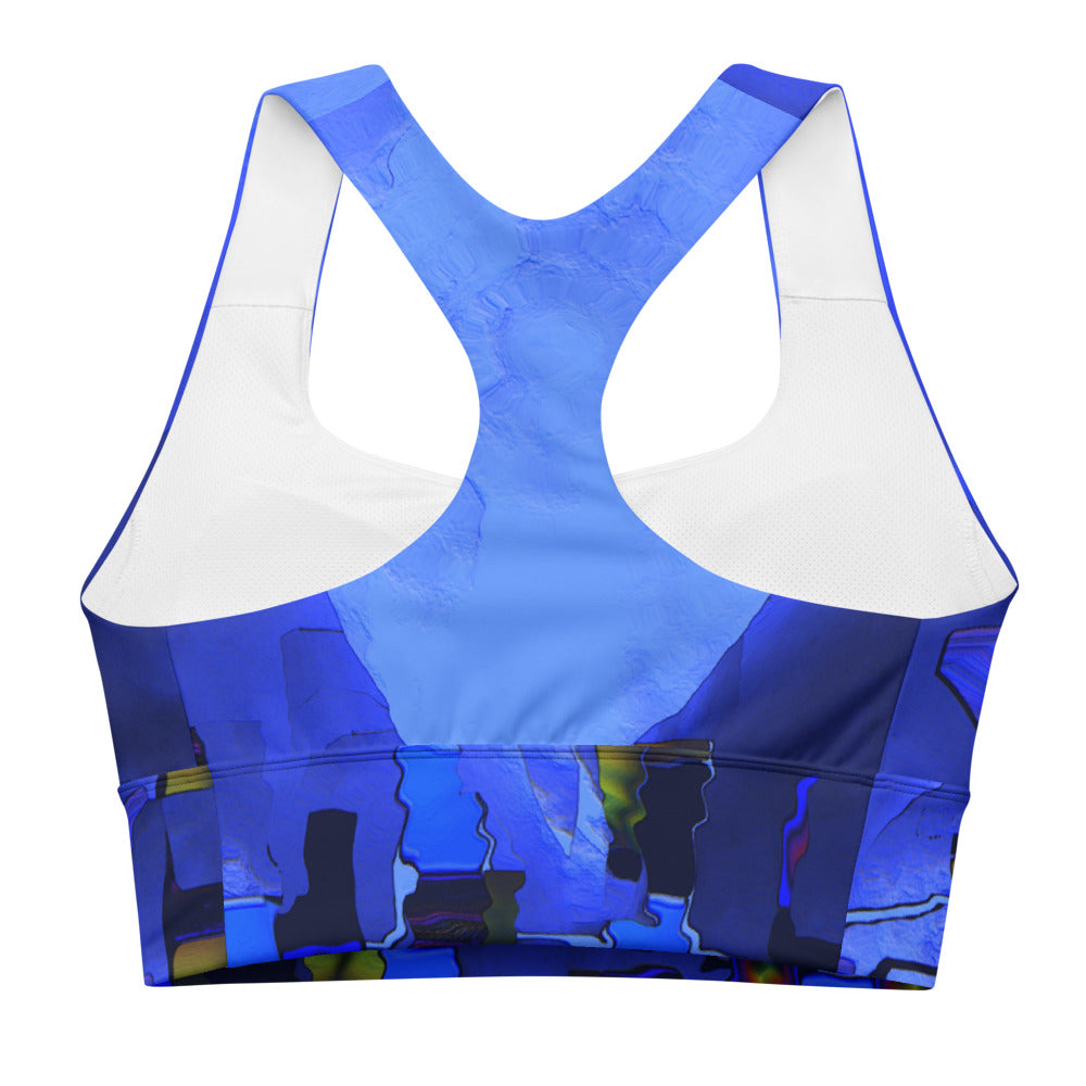 "Beneath the walls" Longline sports bra