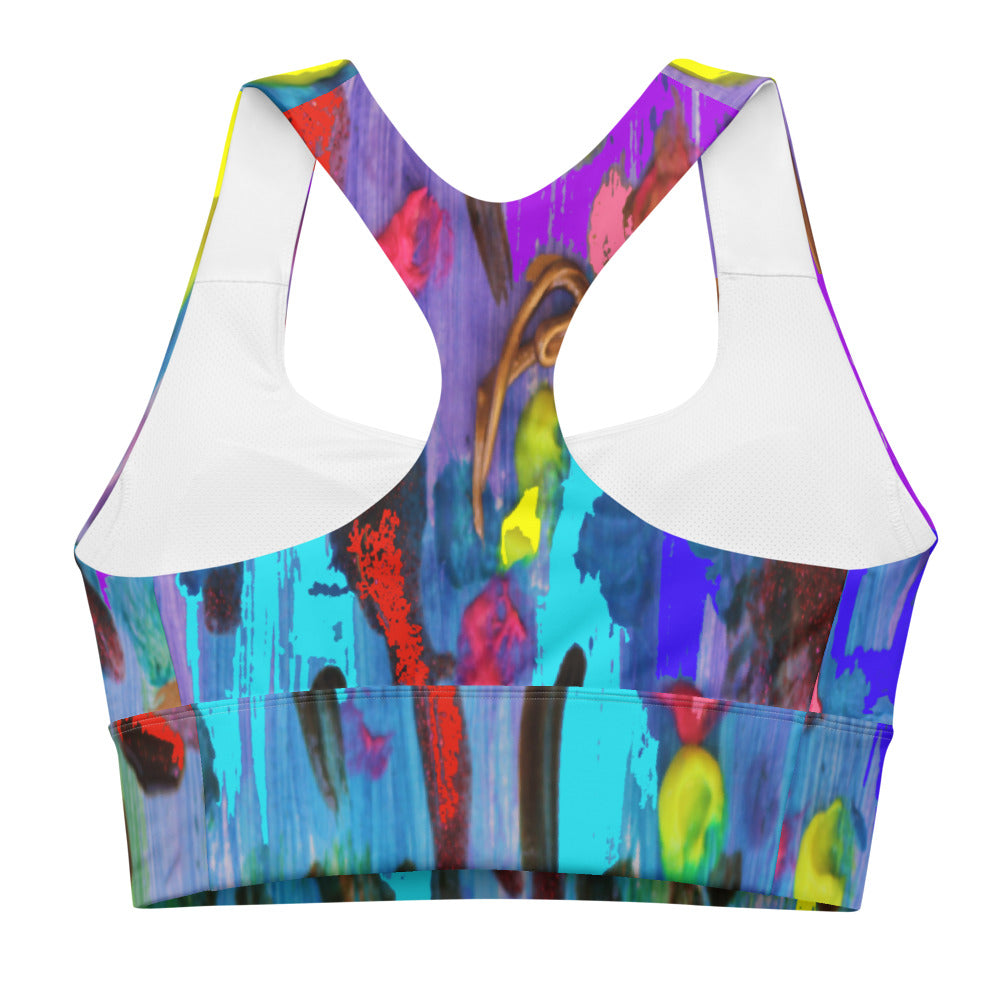 "My palette" Longline sports bra
