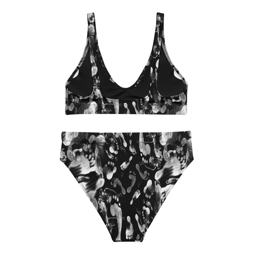 "Humans" Recycled high-waisted bikini