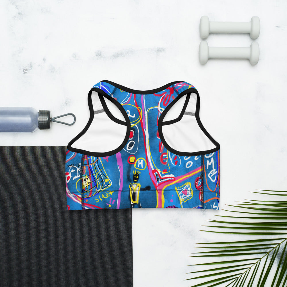 "Sudoku" Sports bra