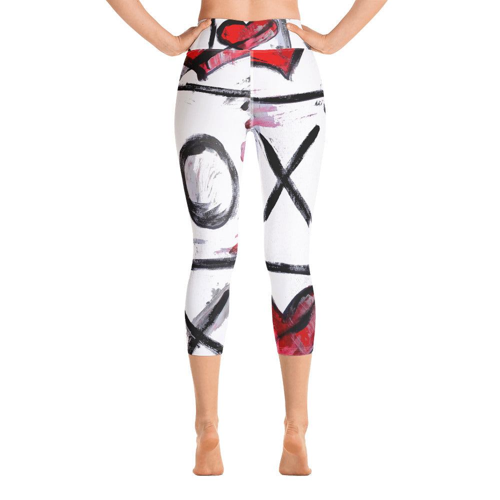 "Love wins" High Waist  Capri Leggings