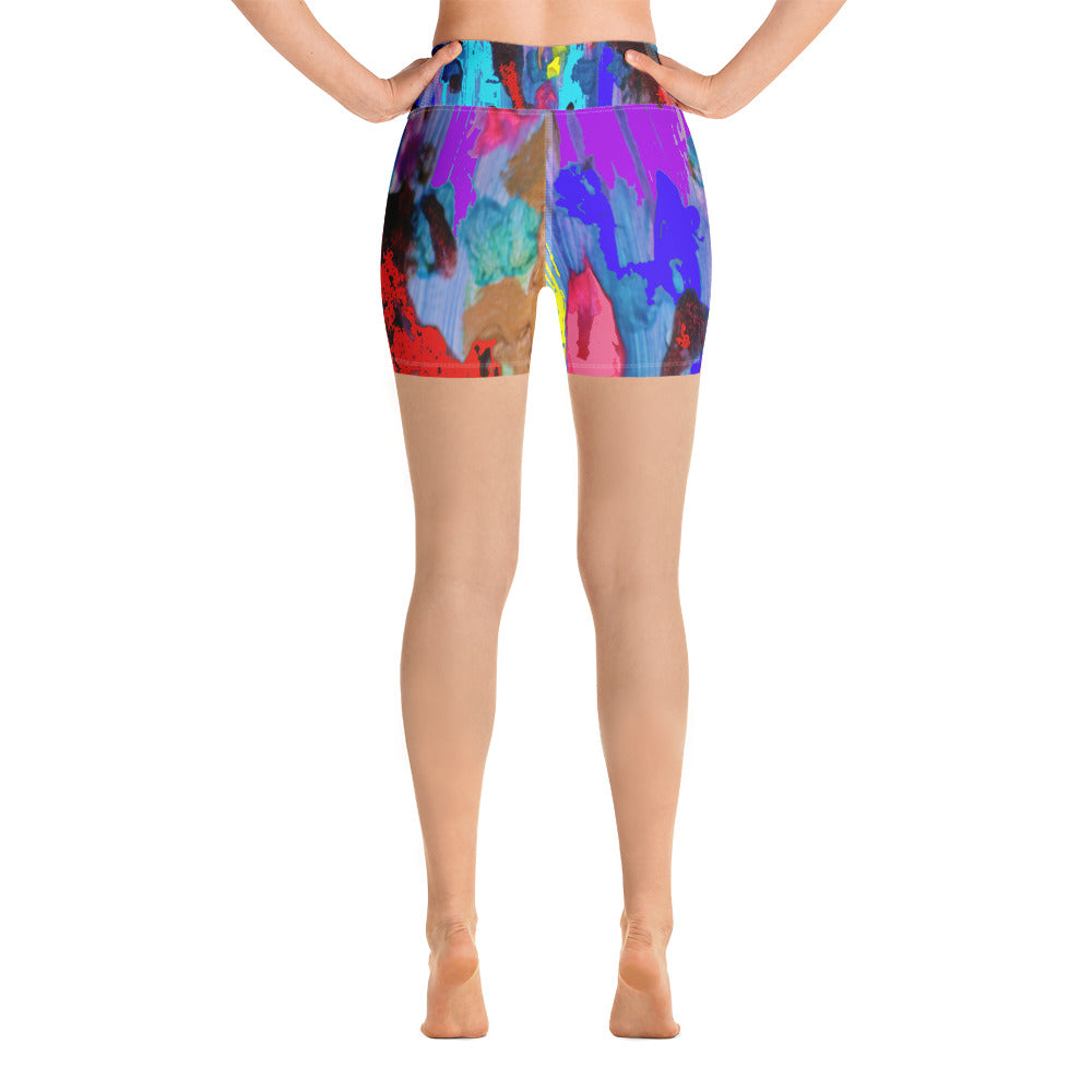 "My palette" Yoga Shorts