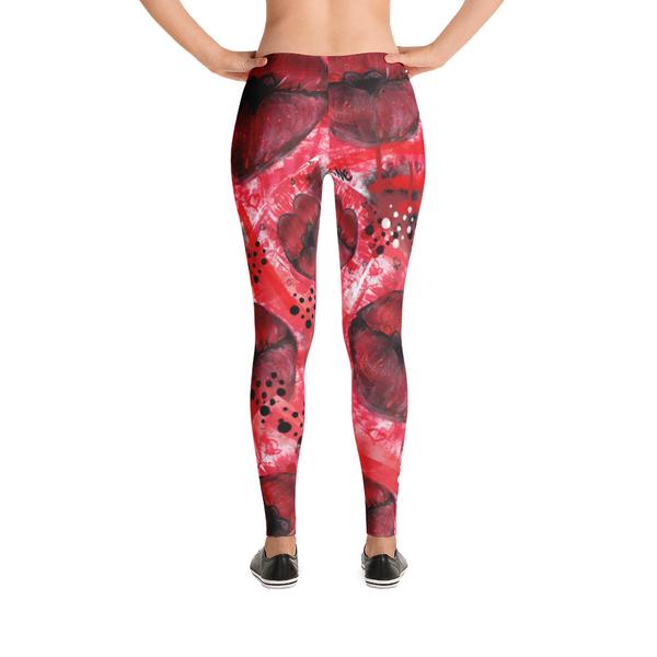 "Kiss me" low waist Leggings