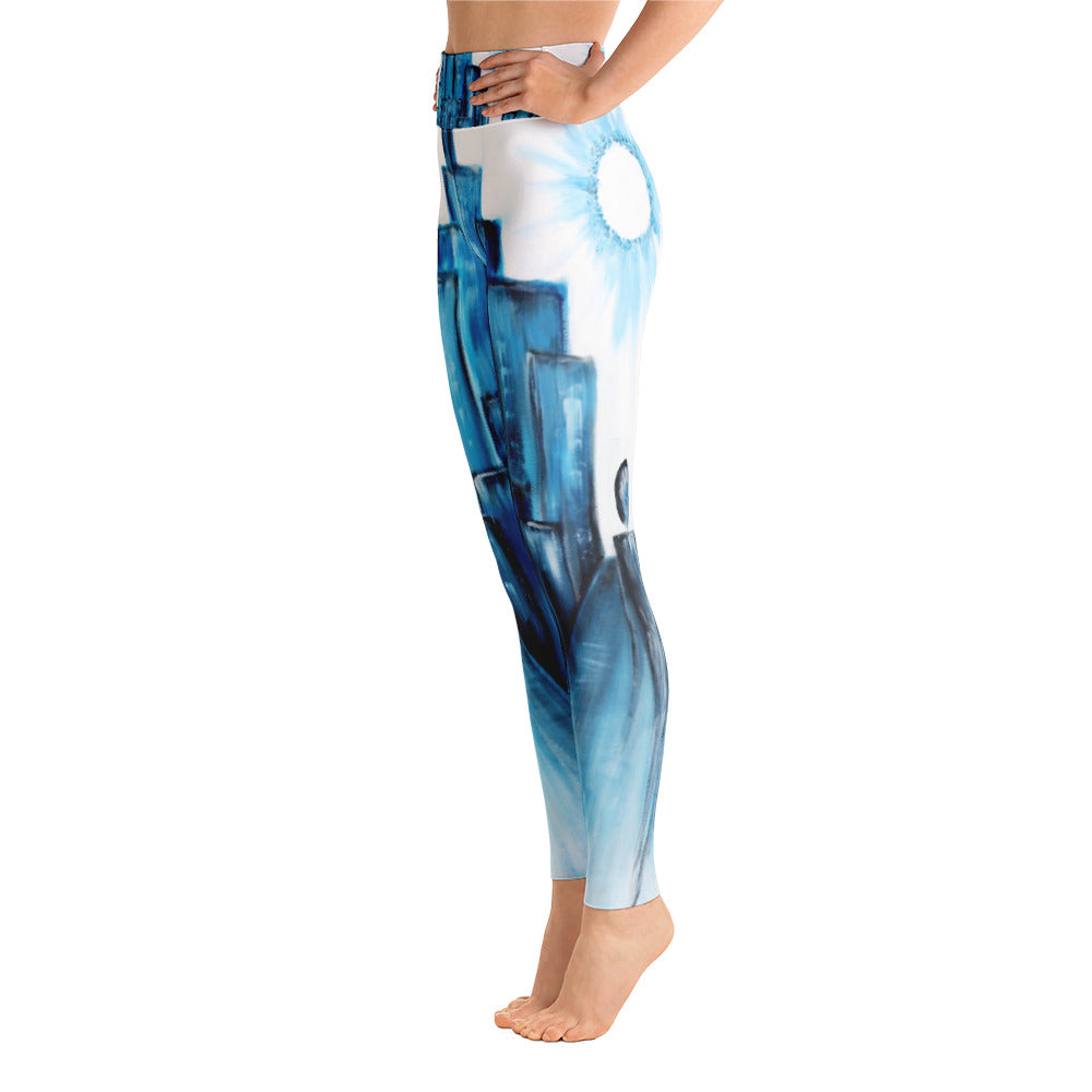 "Keep walking" high waist Leggings