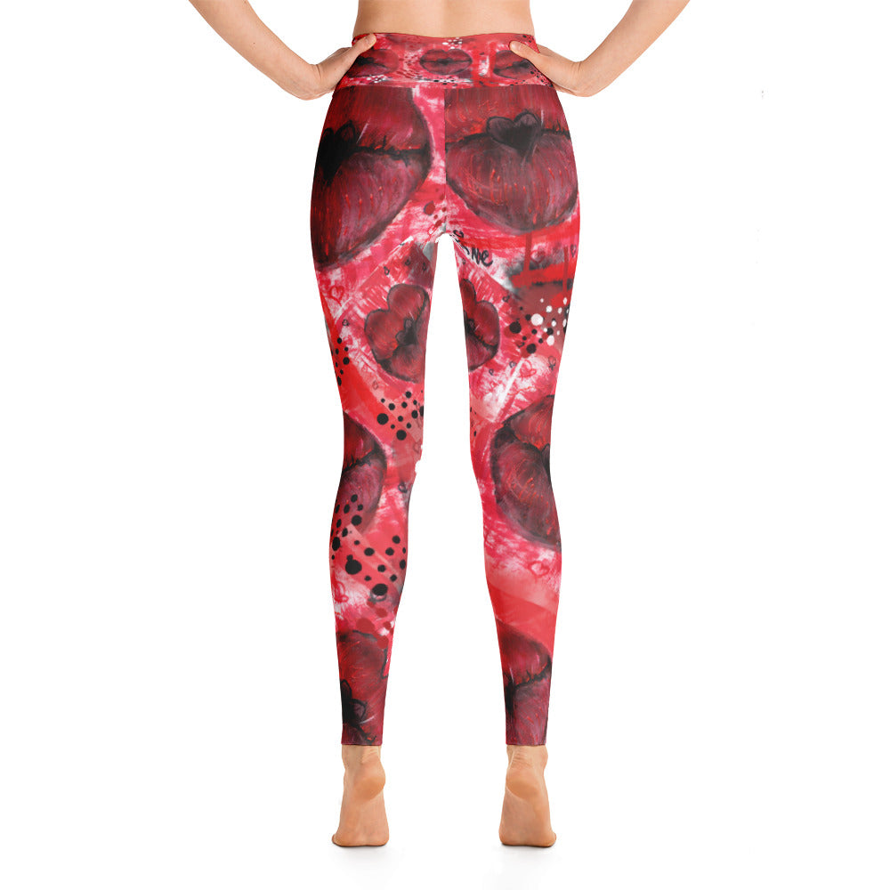 "Kiss me" high waist Leggings