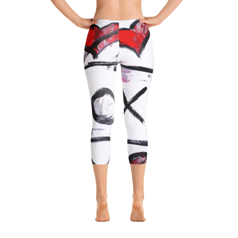 "Love wins" Capri Leggings