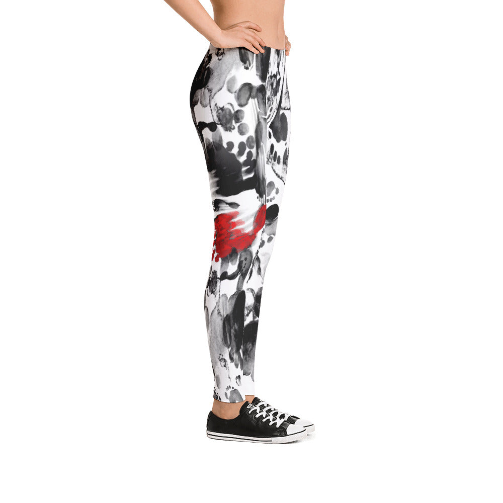 "Humans" low waist Leggings