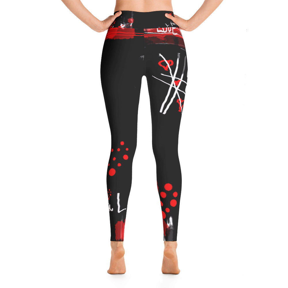 "Love for love" High waist Leggings