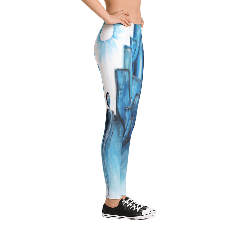 "Keep walking" low waist Leggings