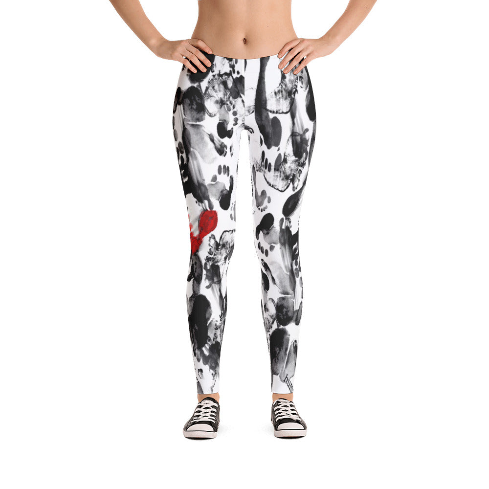 "Humans" low waist Leggings