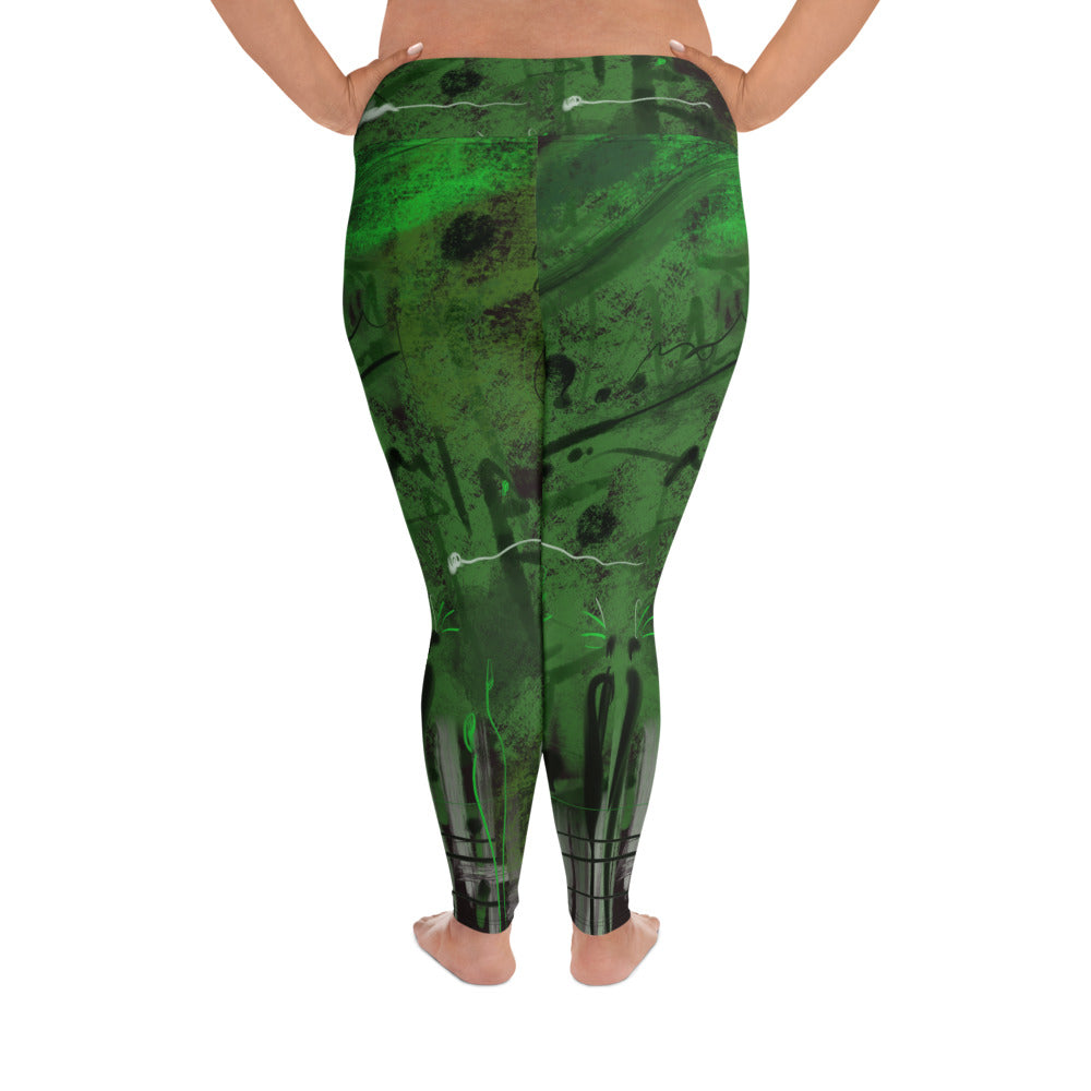 "Tree of life" All-Over Print Plus Size Leggings