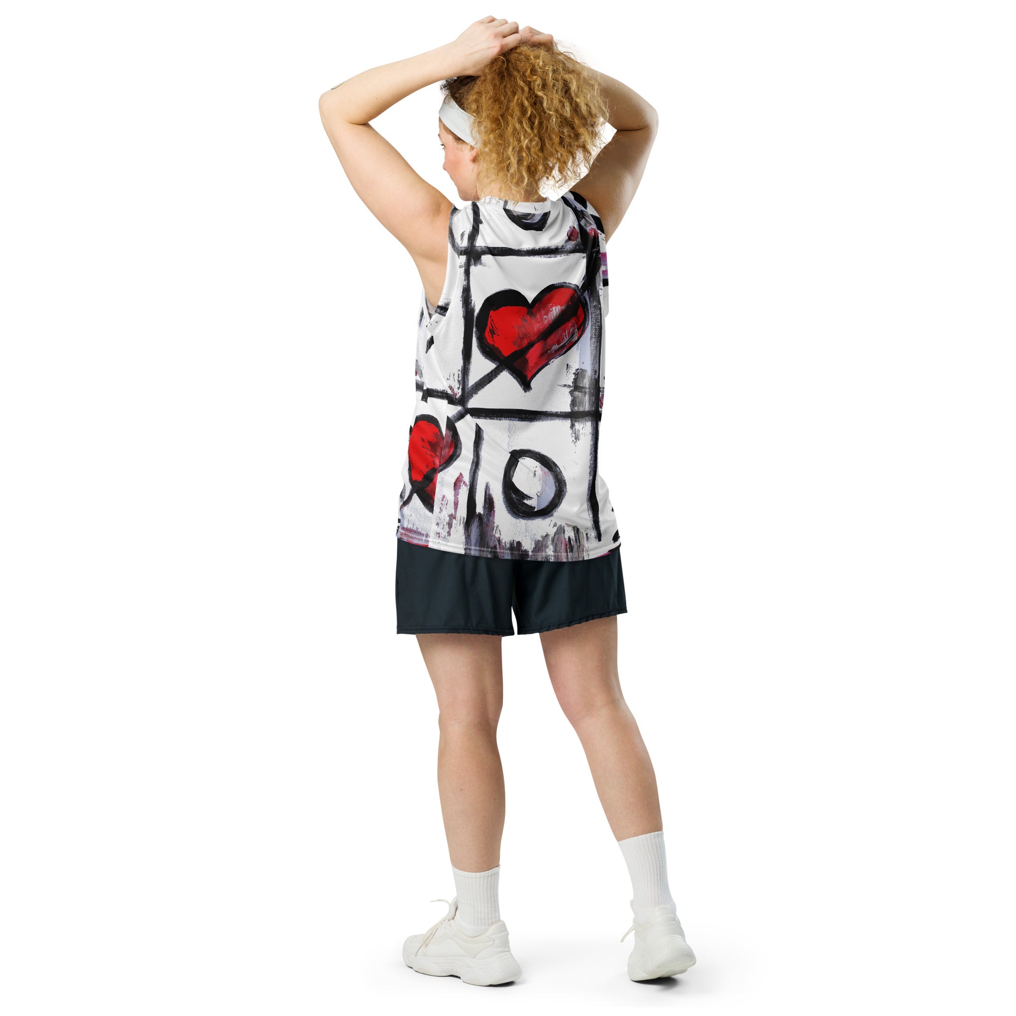 "Love wins " Recycled unisex basketball jersey