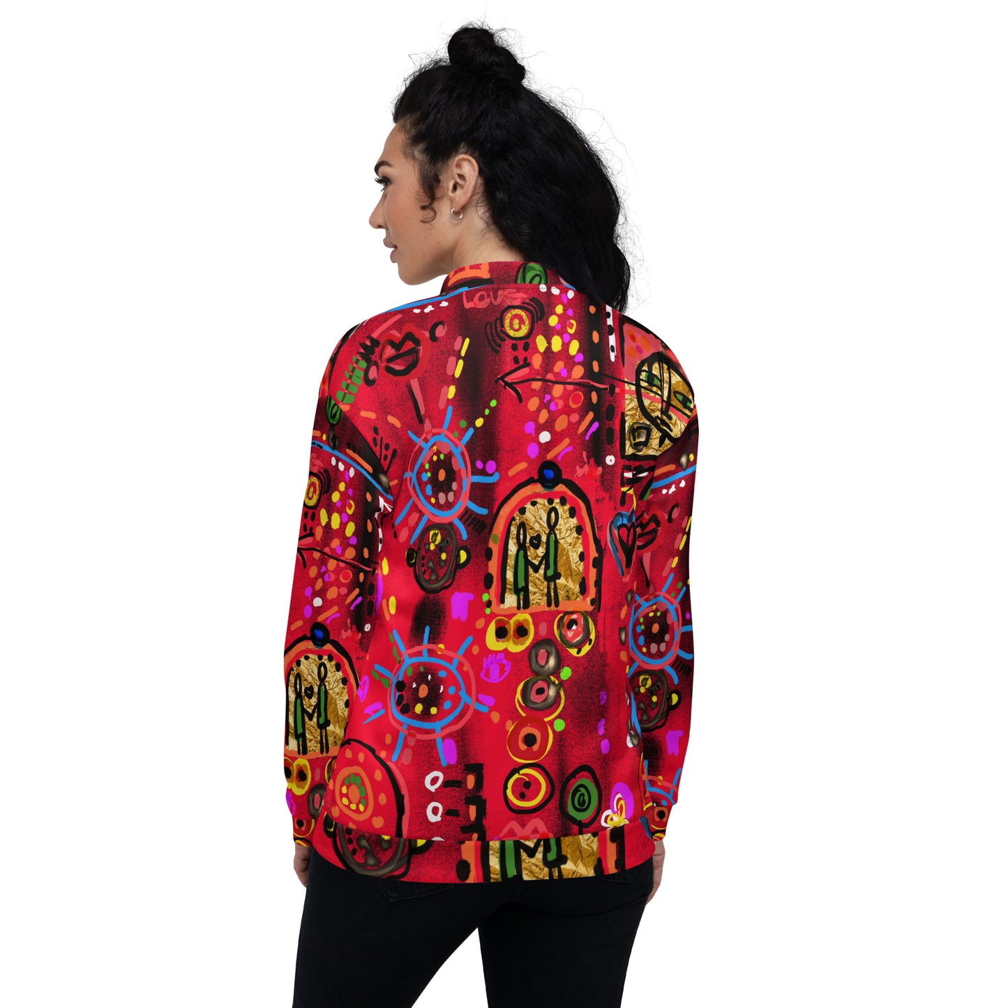 "Secret love" Unisex Bomber Jacket