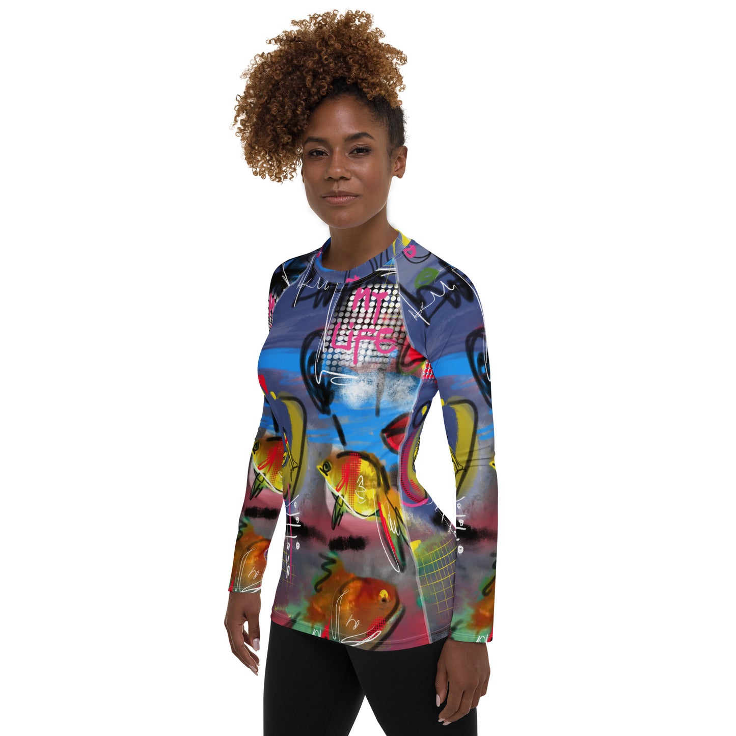 'My life" Women's Rash Guard