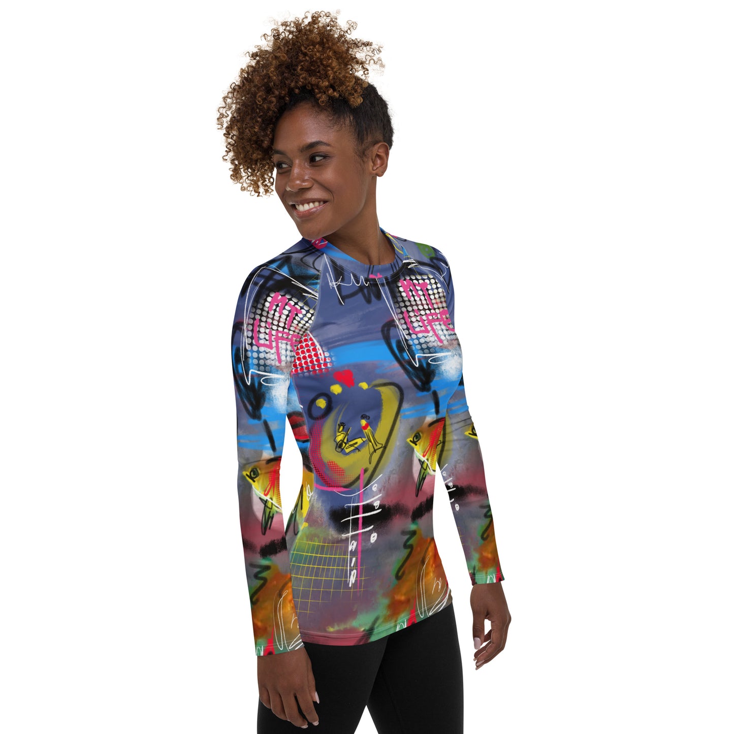 'My life" Women's Rash Guard