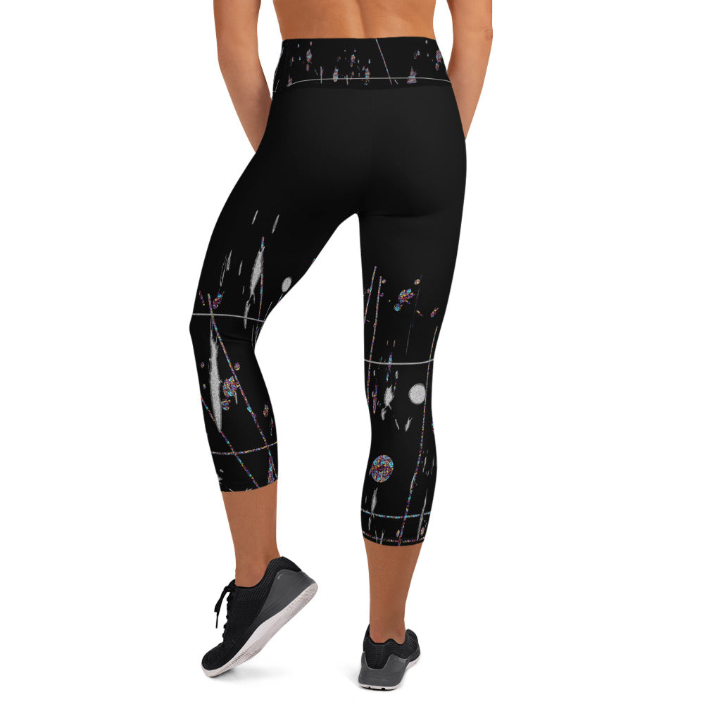 "Super girl" Yoga Capri Leggings