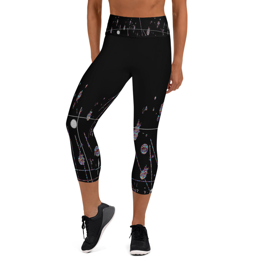 "Super girl" Yoga Capri Leggings