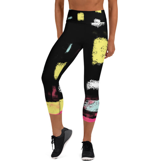 "City life" Yoga Capri Leggings