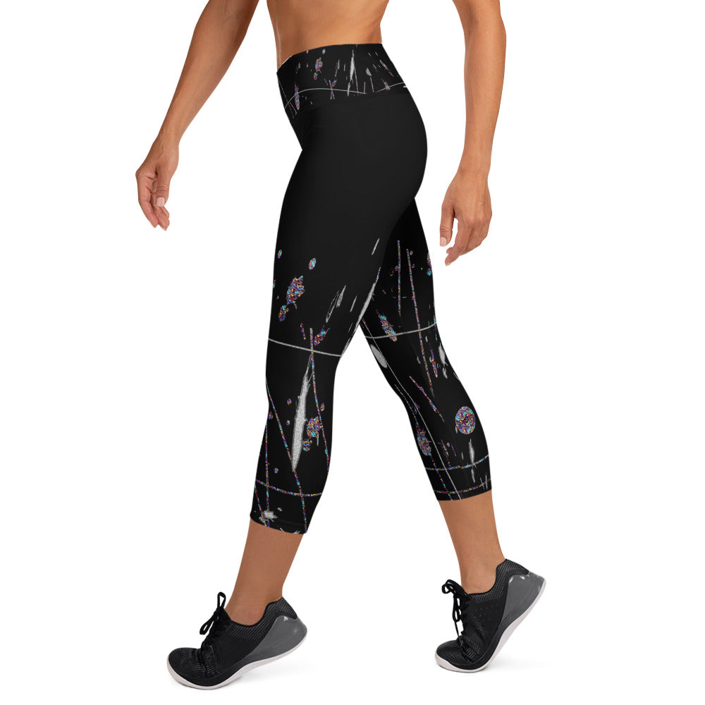 "Super girl" Yoga Capri Leggings