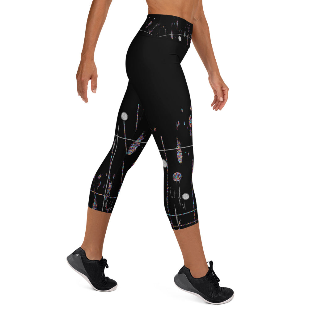 "Super girl" Yoga Capri Leggings