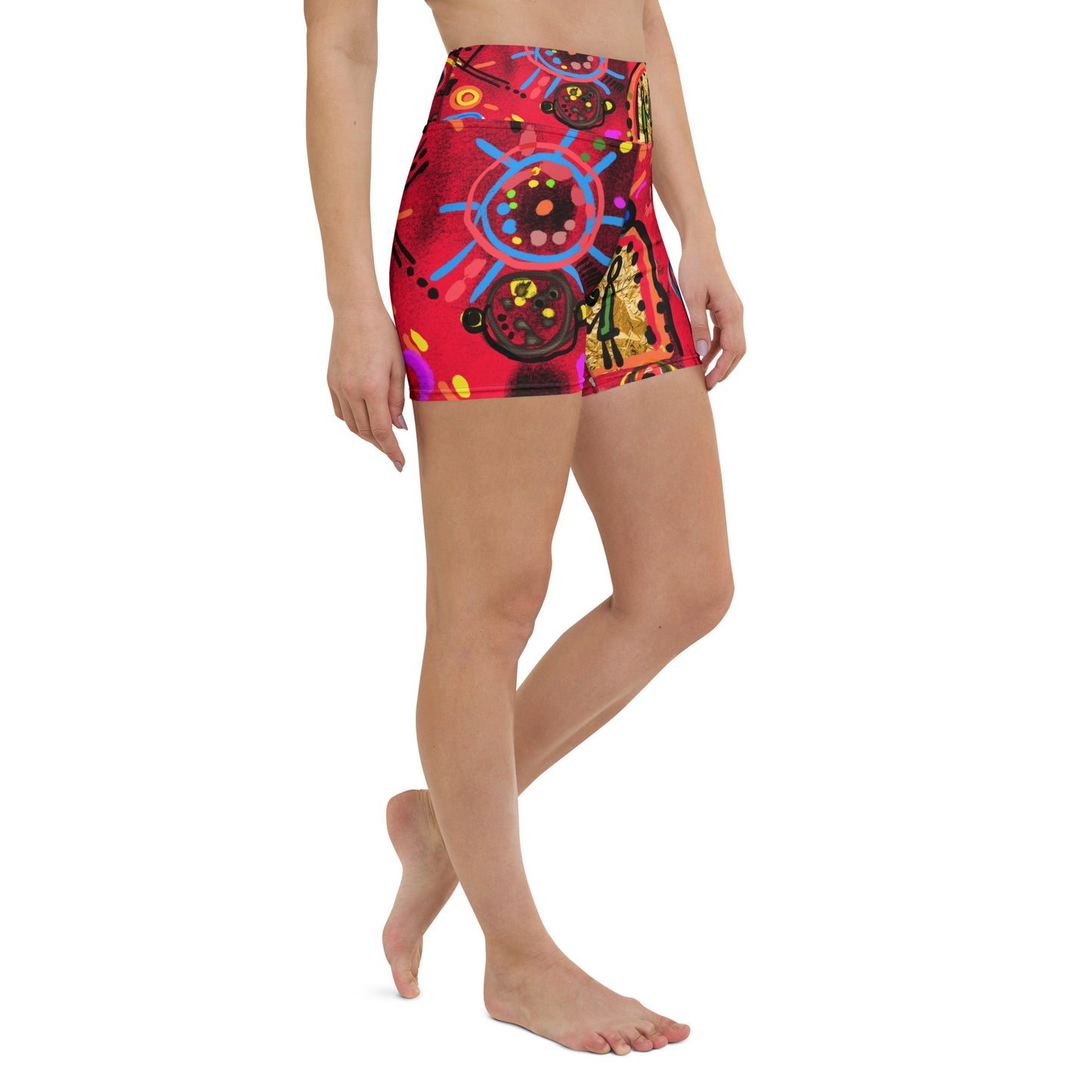 "Secret love" Yoga Shorts