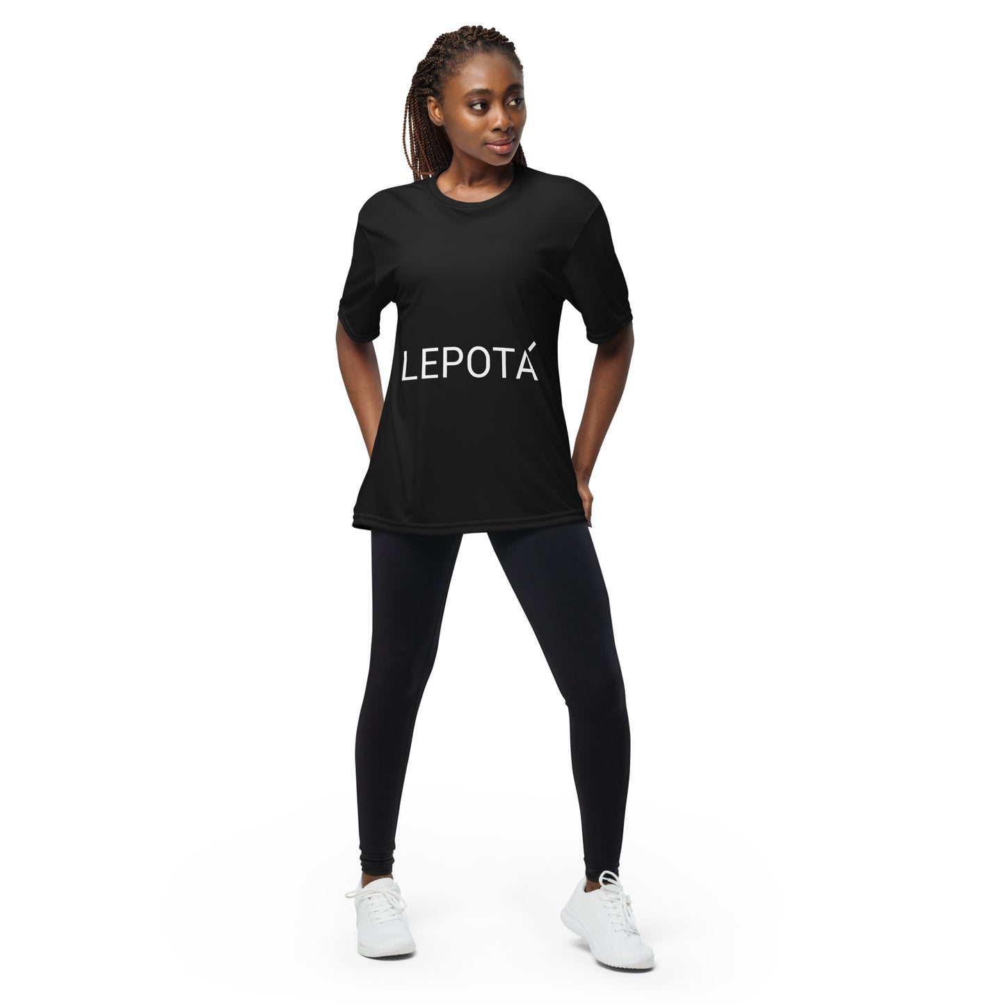 "Lepota" Unisex performance crew neck t-shirt