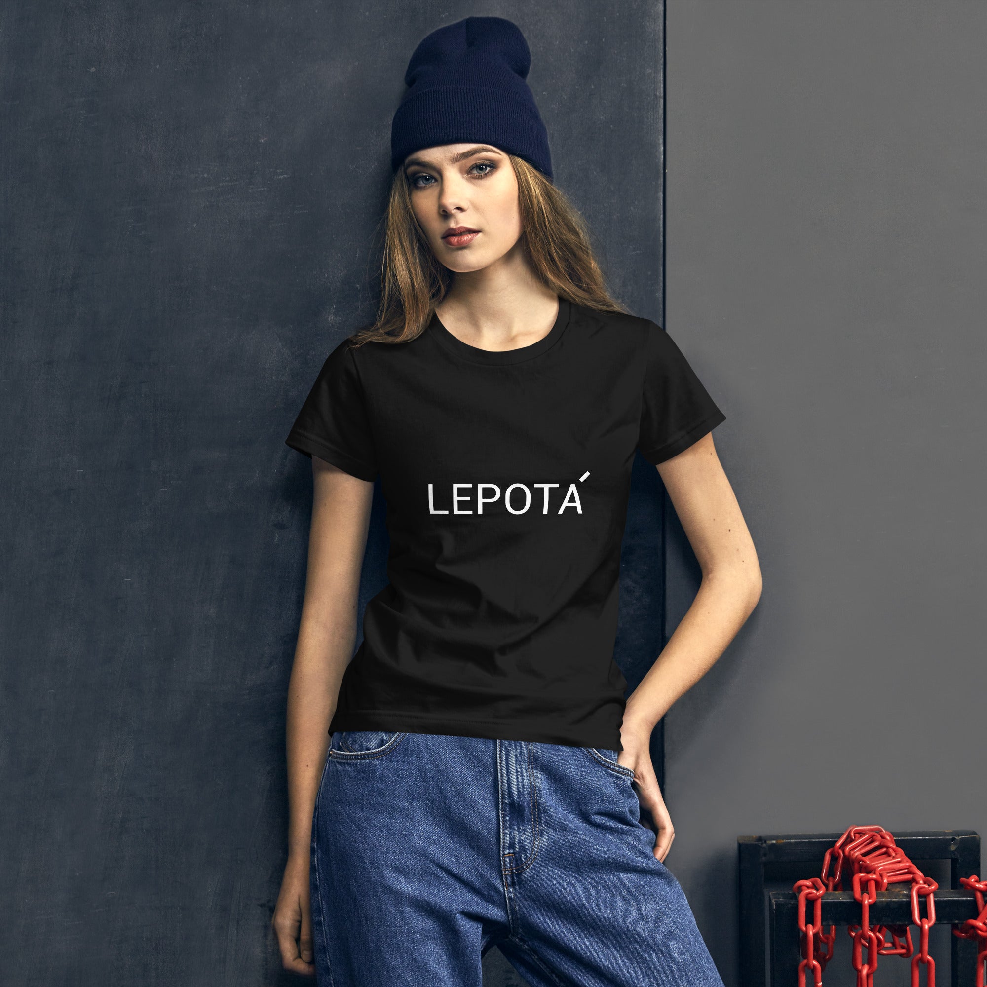 "Lepota" Women's short sleeve t-shirt