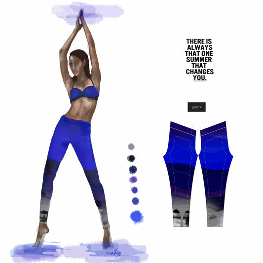 "Summer love" low waist Leggings
