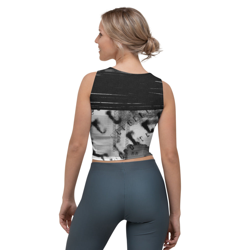 "Code" Crop Top