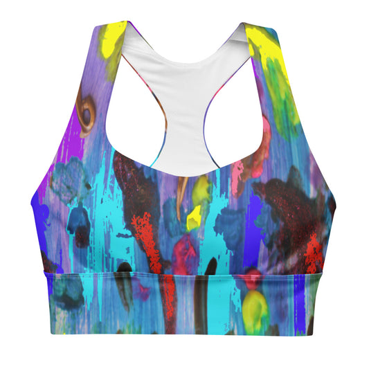 "My palette" Longline sports bra