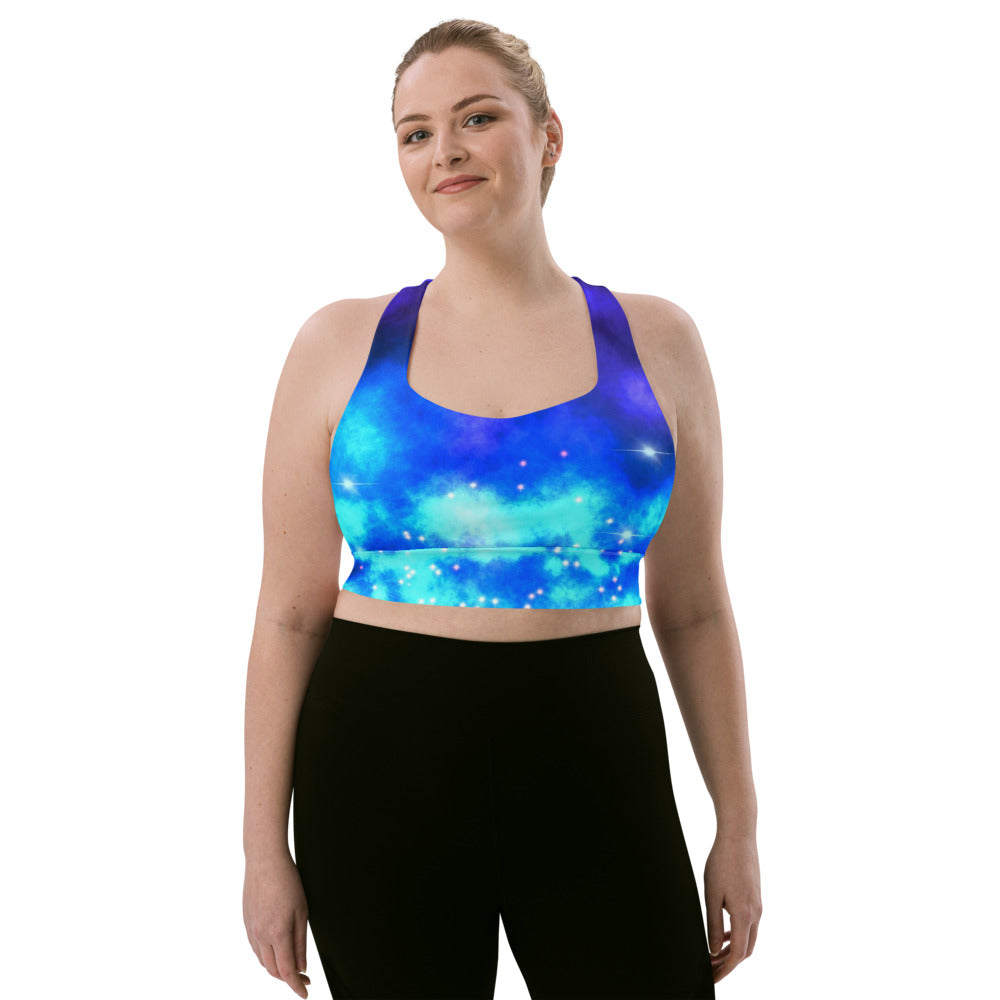 "You are magic" Longline sports bra