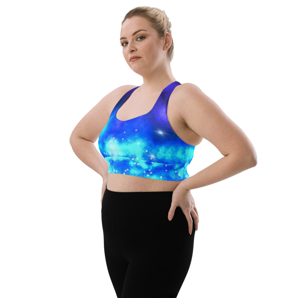 "You are magic" Longline sports bra