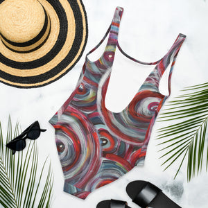 "Life is good" One-Piece Swimsuit