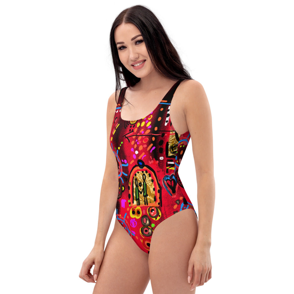 "Secret love" One-Piece Swimsuit