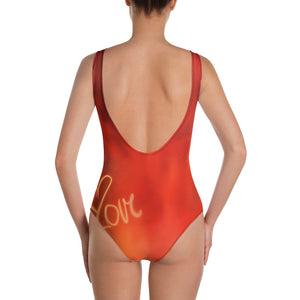 "Glowing" One-Piece Swimsuit