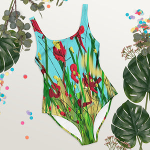 "Wild flower" One-Piece Swimsuit
