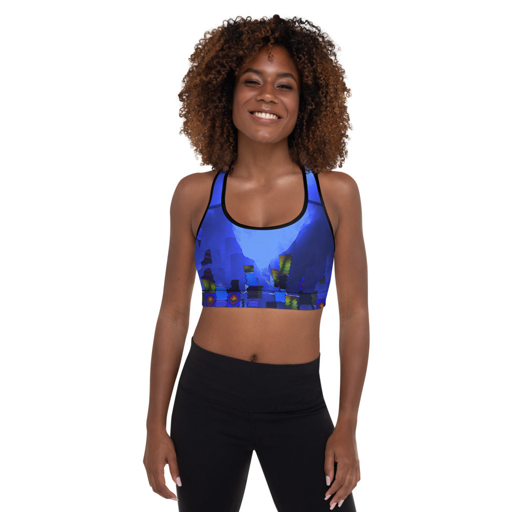 "Beneath the walls" Padded Sports Bra