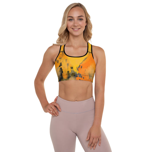 "I am the sun" Padded Sports Bra