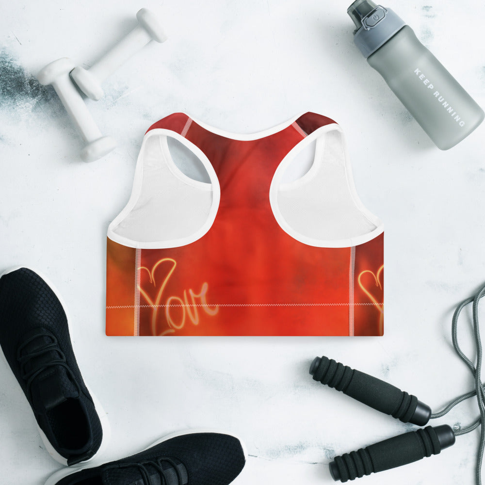 "Glowing" Padded Sports Bra