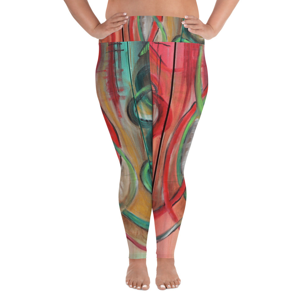 "Balance"  Plus Size Leggings