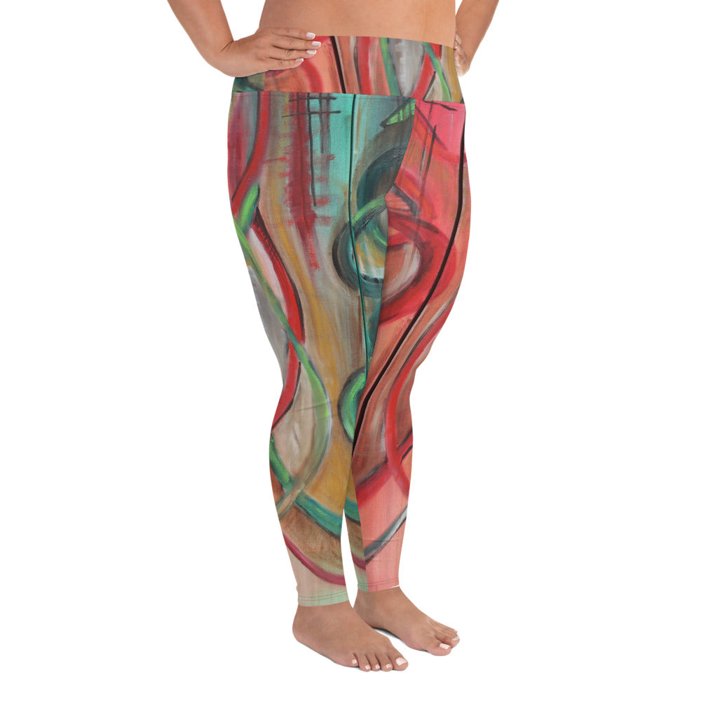 "Balance"  Plus Size Leggings