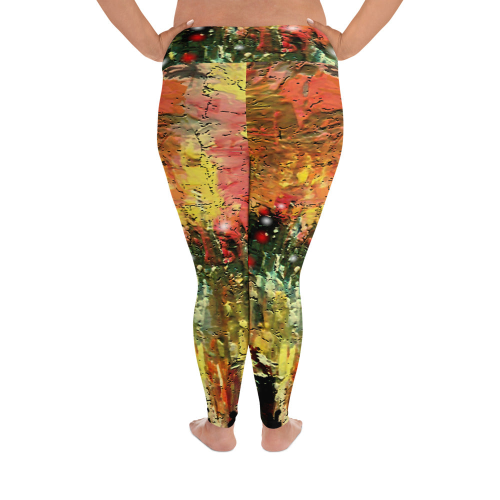 "City that never sleeps" Plus Size Leggings