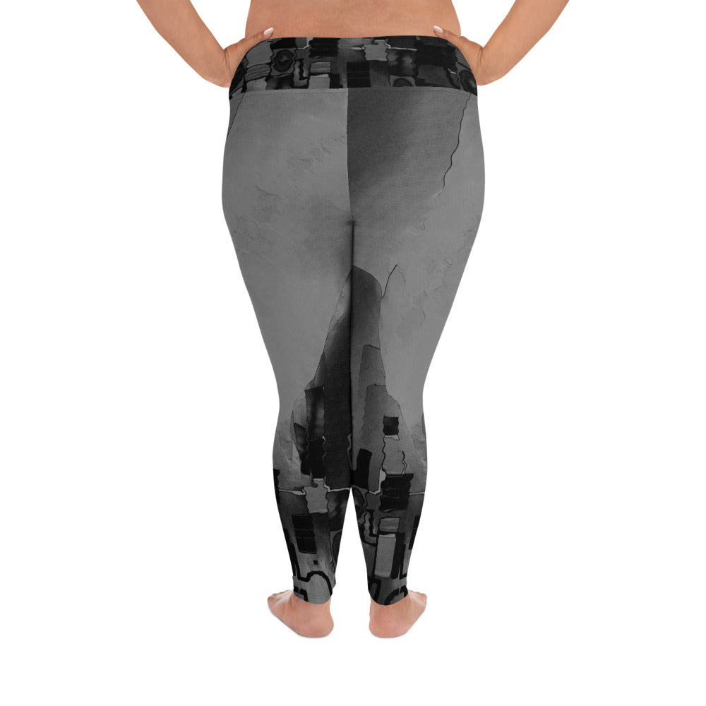 "Escape" Plus Size Leggings