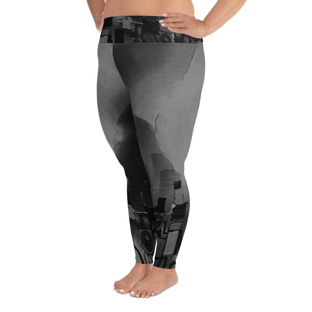 "Escape" Plus Size Leggings