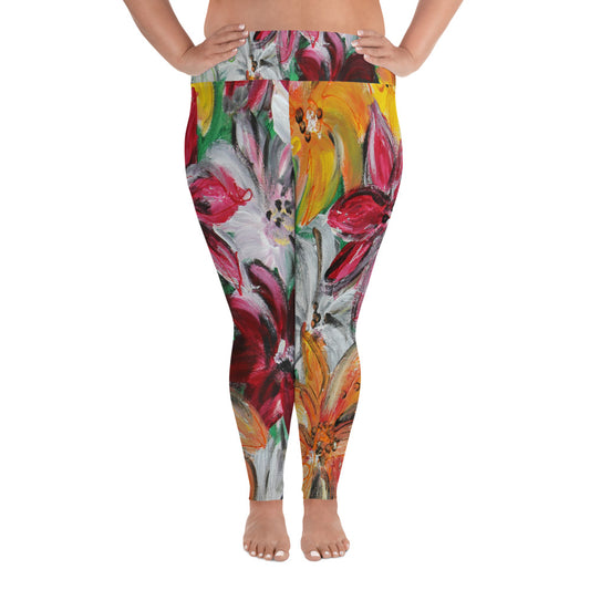 "Garden"  Plus Size Leggings