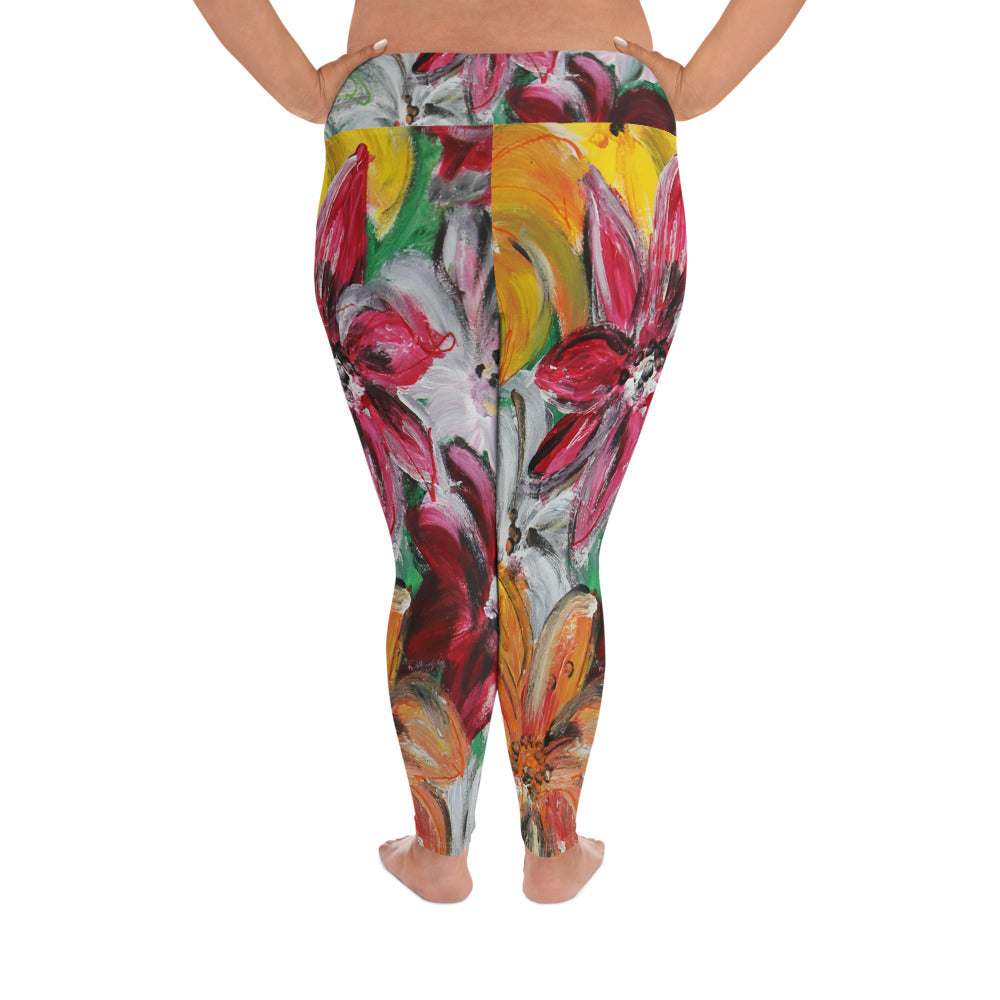 "Garden"  Plus Size Leggings