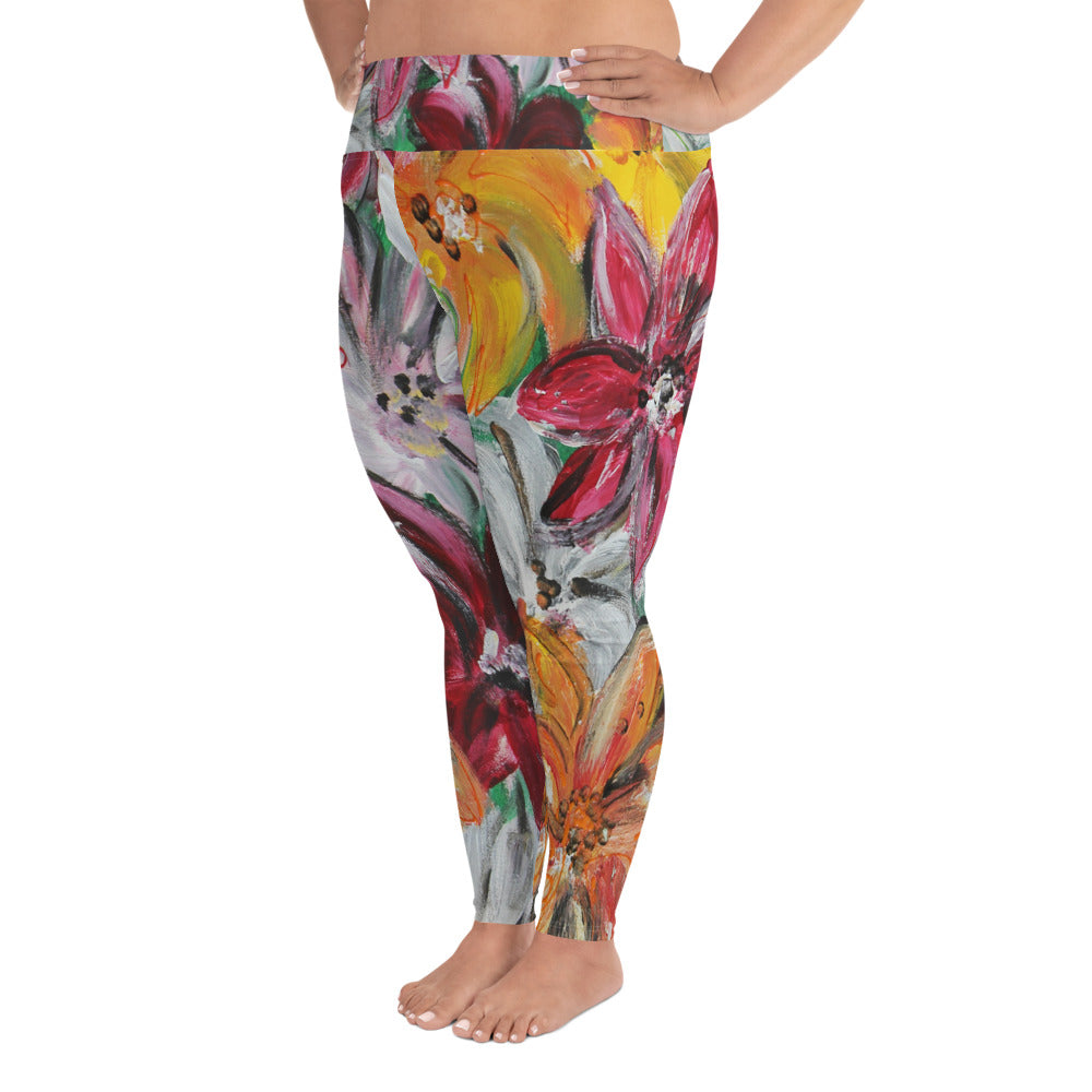 "Garden"  Plus Size Leggings