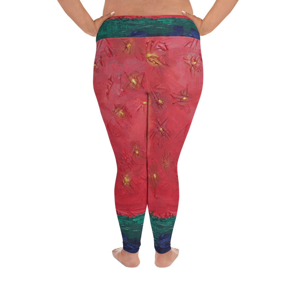 "Beautiful day"  Plus Size Leggings