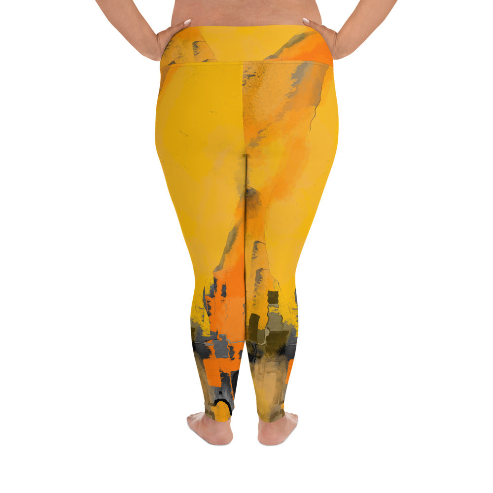 "I am the sun" All-Over Print Plus Size Leggings